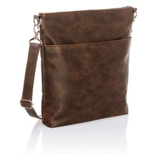 Thirty One Organizing Shoulder Bag Ltd.	Chestnut Distressed Pebble